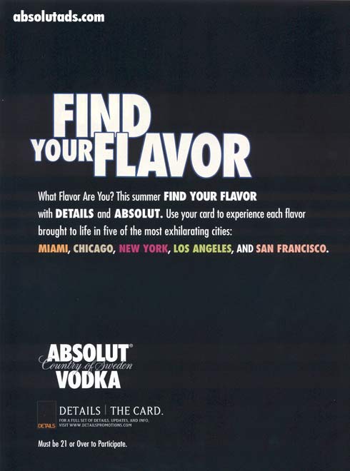 Absolut Find Your Flavor (3/6)