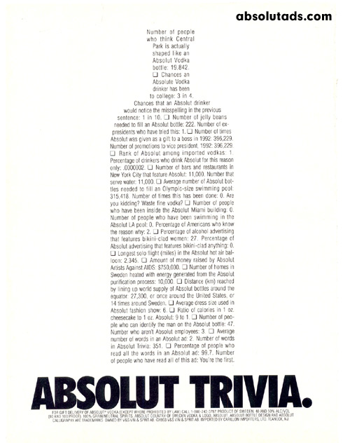 Absolut Trivia